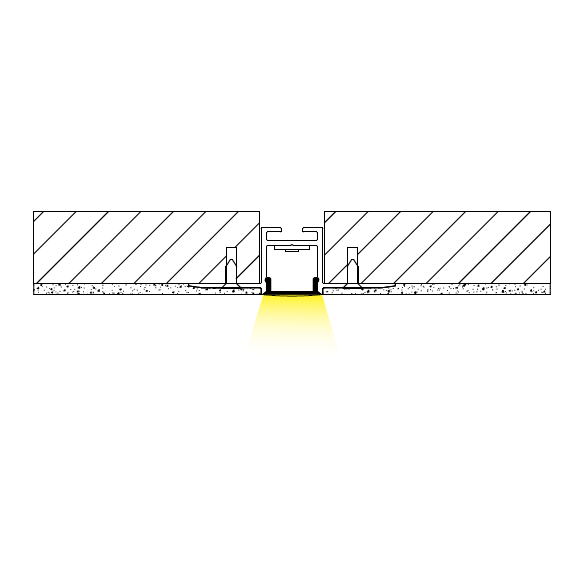 Plaster-In LED Strip Channel For Linear Lighting Plaster-In LED Strip Channel For Linear Lighting